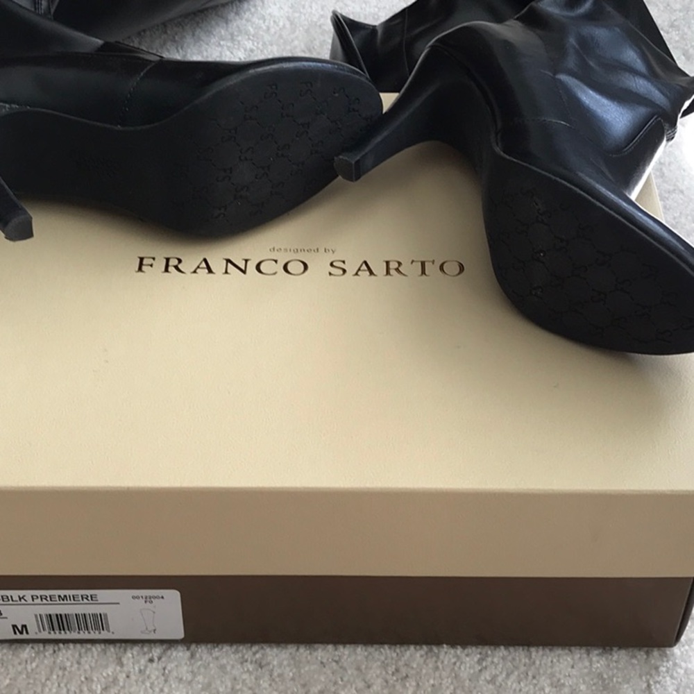 Franco Sarto Black Tall Boot 6.5 - Picture 3 of 6